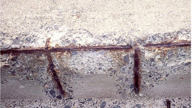 Example of corroded reinforcement